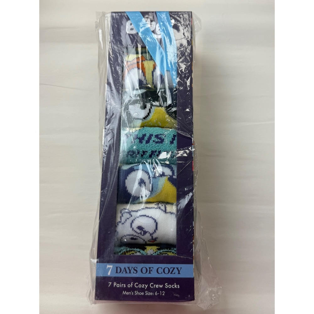 Bluey 7 Days of Cozy Crew Socks gift set